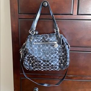 Large Black Coach Purse